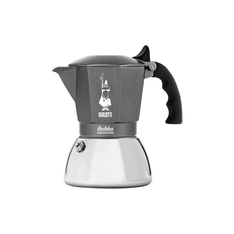 Cafetiere Italienne BIALETTI - BRIKKA - Induction 4 tasses