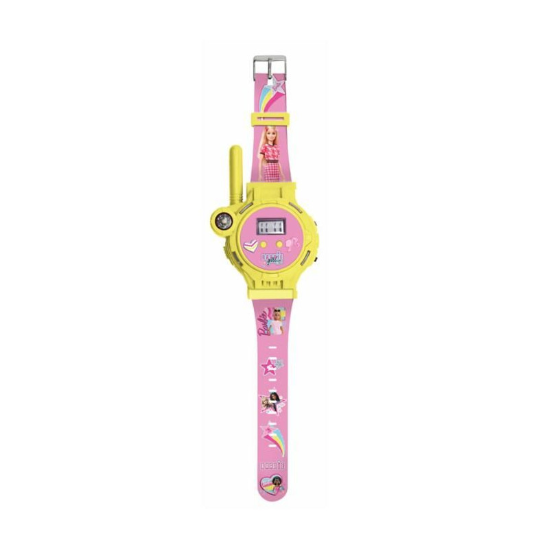 Montre digitale Barbie avec fonction talkie-walkie portée jusqu'a 200 m