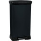 CURVER Poubelle de cuisine a pédale - 50 L - Noir