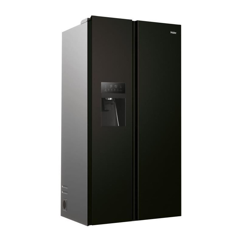 Réfrigérateur américain - HAIER - SBS 90 Series 3 HSR3918EIPB - Classe E - 515 L - 180 x 90 x 65,9 cm - Noir