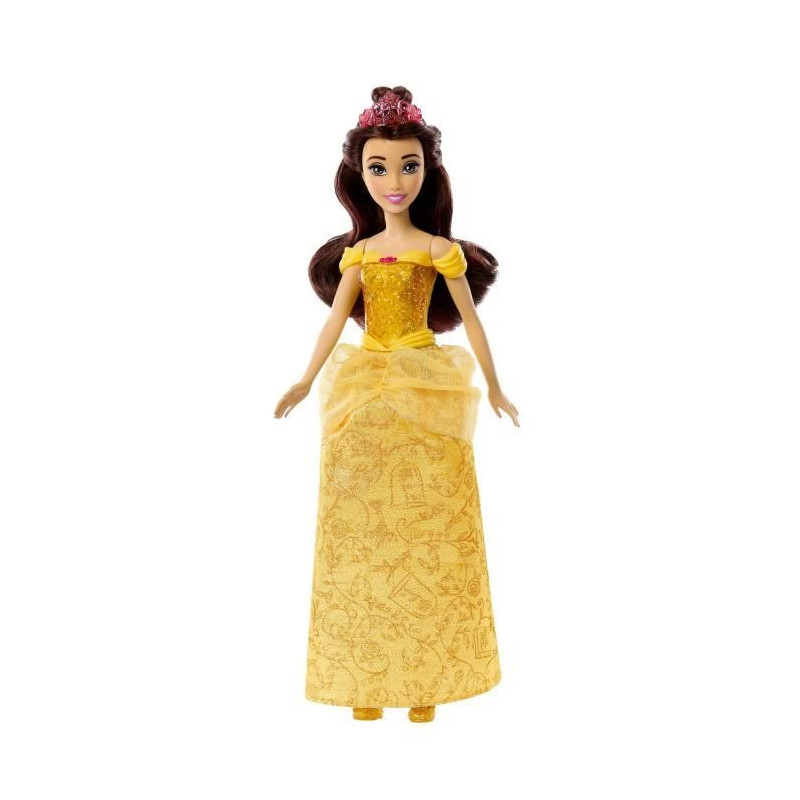 Disney-Princesses Disney-Belle-Poupée, habillage et accessoires HLW11