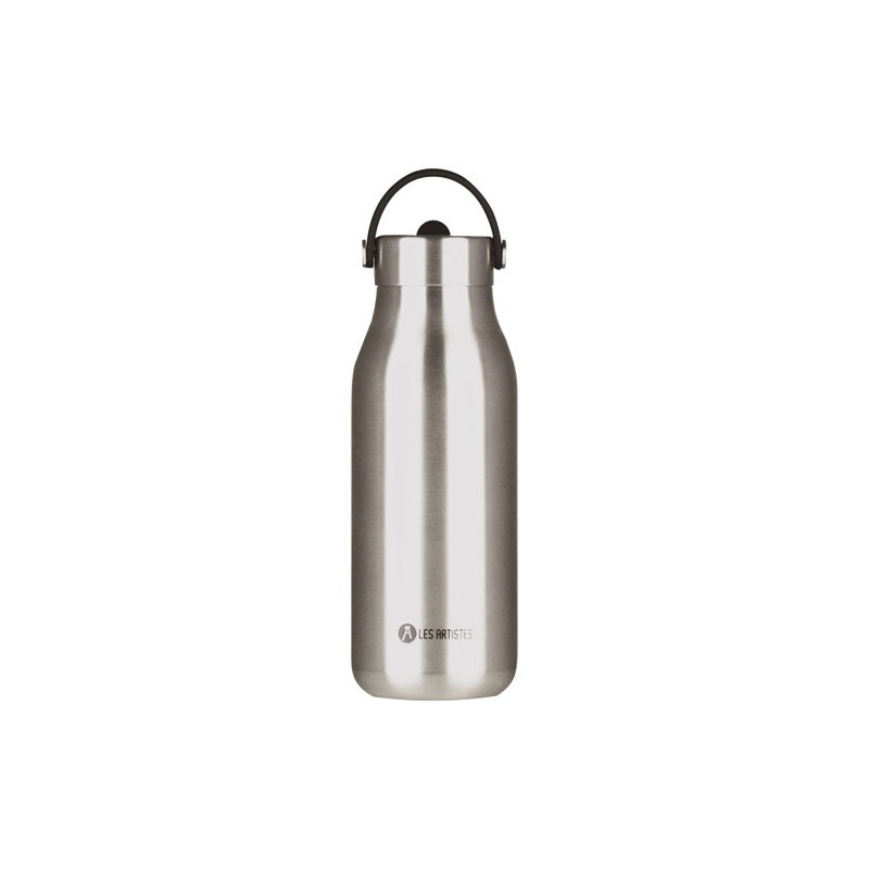 BOUTEILLE ISOTHERME 1 L 2.0 PEARL ARGENT LES ARTISTES - A-2374