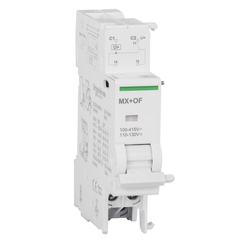 Déclencheur ACTI9 MX + OF 110 à 415VCA SCHNEIDER ELECTRIC A9N26946