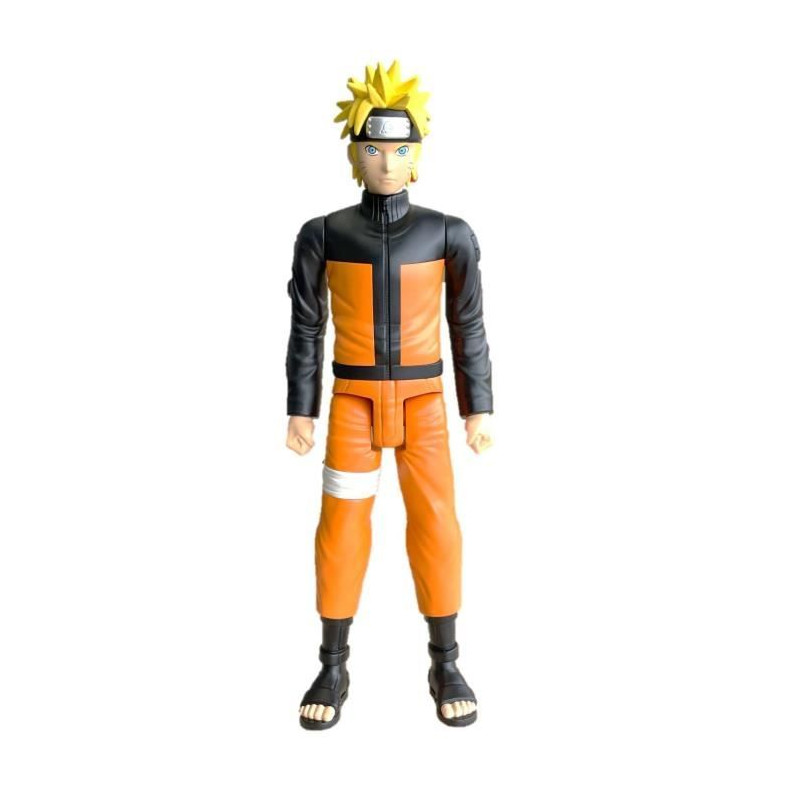 Grande Figurine articulée - BANDAI - Anime Heroes - Naruto Shippuden - Figurine Anime Heroes Mega 30 cm - Naruto Uzumaki