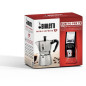 Cafetiere italienne + 1 Café Perfetto Moka Classico - BIALETTI - MOKA - 6 tasses - 0,30 L - Paquet de 250 g - Argent