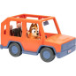 Voiture de Bluey - BLUEY - Véhicule familial avec figurine Chilli et accessoires