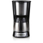 Cafetiere filtre - DOMO - DO709K - 1000 W - 1 L - 8 tasses - Ecran LCD - Minuteur 24 h - Acier inoxydable