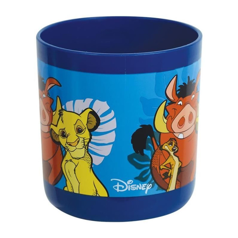 Lot Vaisselle Disney Le Roi Lion - FUN HOUSE - 006360 - Verre, Assiette Creuse, Assiette Plate, Mug, Gourde, Boîte Goûter Couv