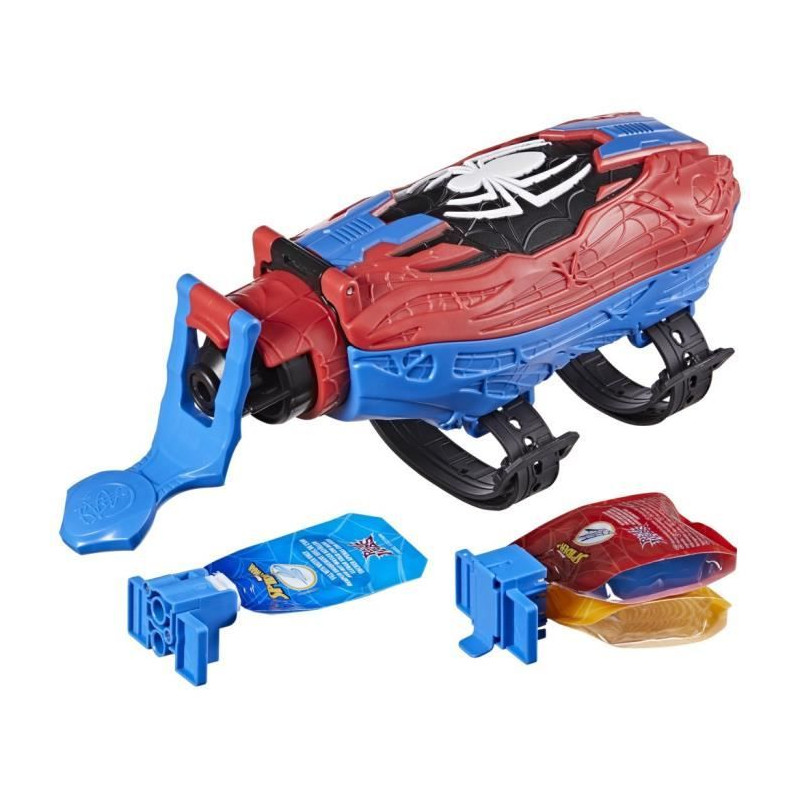 Lance-toile ultime Spider-Man blaster 2-en-1, jouet de déguisement Spider-Man, des 5 ans, Marvel Spider-Man Real Webs