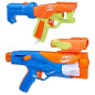 NERF Pack 3 blasters N Series Gear Up, pistolet a fléchettes, 18 fléchettes Nerf N1 compatibles uniquement avec les blasters