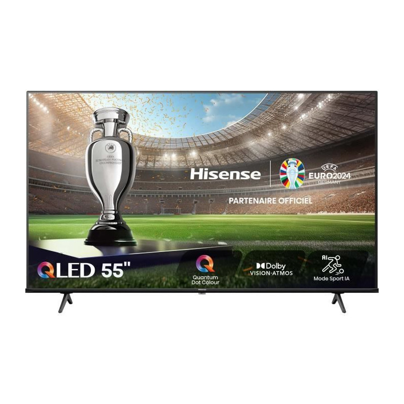 TV LED - HISENSE - 55E7NQ - 55'' (139 cm) - 4K UHD 3840x2160 - 60Hz - HDR 10+ - Smart TV - 3 x HDMI