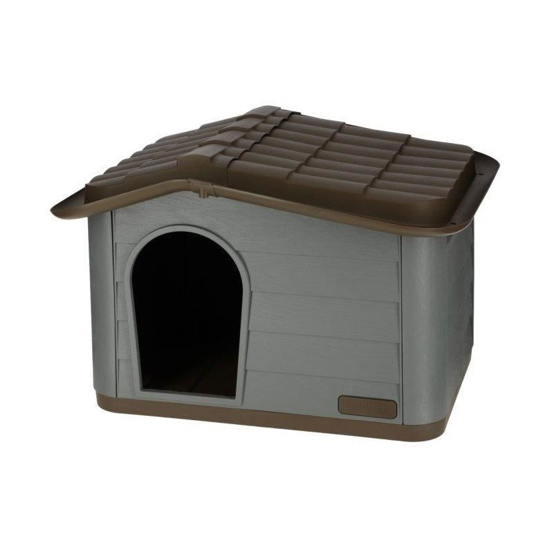 Maison pour chat - KERBL - PAOLA Eco XL - 75 x 59 x 55 cm - Intérieur/extérieur