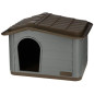 Maison pour chat - KERBL - PAOLA Eco XL - 75 x 59 x 55 cm - Intérieur/extérieur