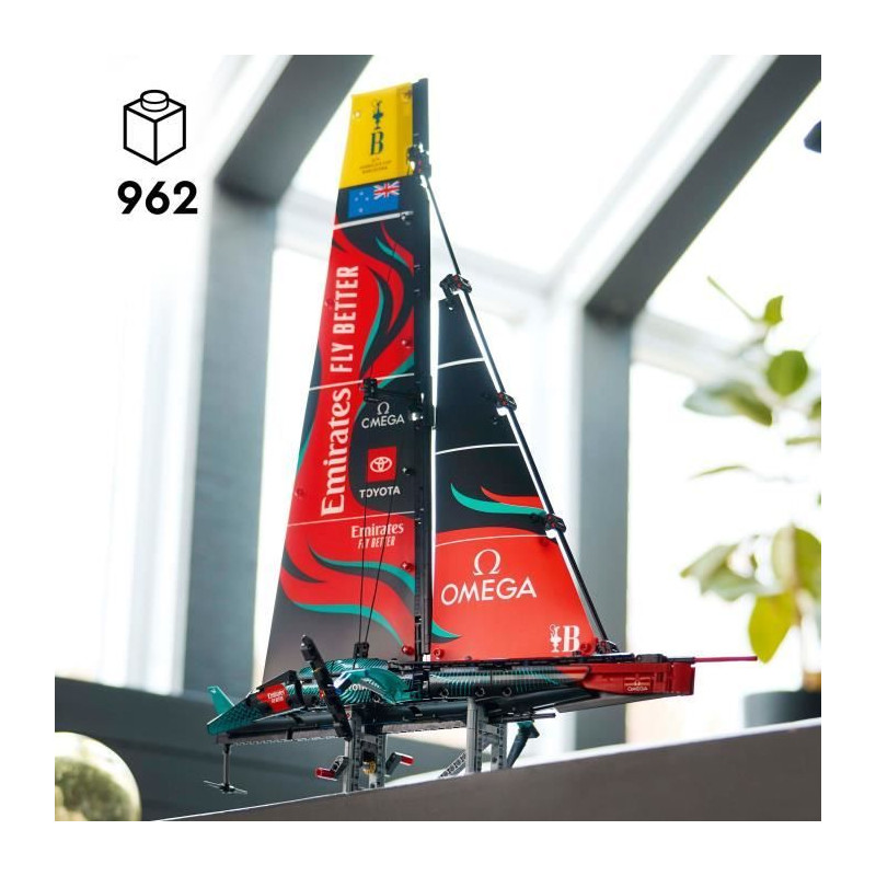 LEGO Technic 42174 Yacht Emirates Team New Zealand AC75 - Kit de Construction Adulte