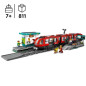 LEGO City 60423 Le tramway et la station du centre-ville, véhicule pour enfants des 7 ans