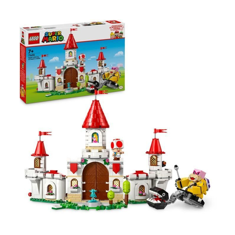 LEGO Super Mario 71435 Combat Contre Roy au Château de Peach - Set Personnages Nintendo