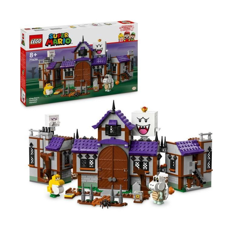 LEGO Super Mario 71436 Manoir hanté du Roi Boo - Set Collector Nintendo