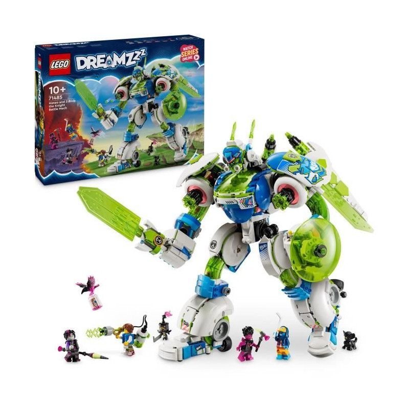 LEGO DREAMZzz 71485 Mateo et Z-Blob, le Robot Chevalier - Jouet avec 4 Minifigurines