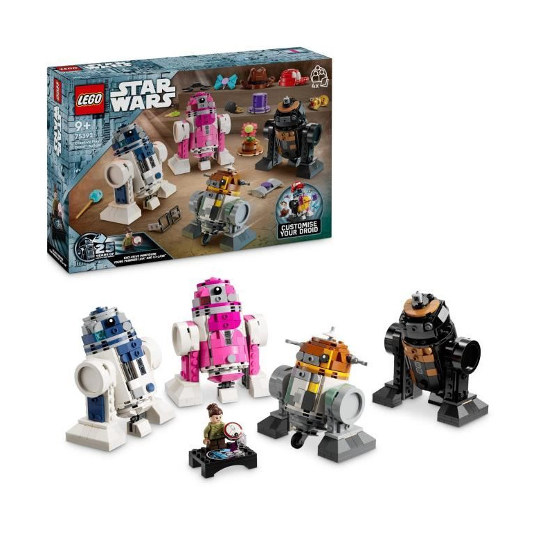 LEGO Star Wars 75392 La Fabrique de Droides Créative - Construisez votre Propre R2-D2