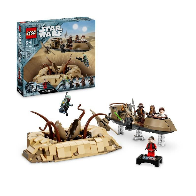 LEGO Star Wars 75396 L'Esquif du Désert et la Fosse du Sarlacc - Set Collector