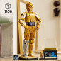 LEGO Star Wars 75398 C-3PO - Figurine de Droide a Construire - Maquette pour Adultes