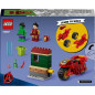 LEGO Marvel 76287 Iron Man avec une Moto et Hulk, Set Avengers avec Minifigurines