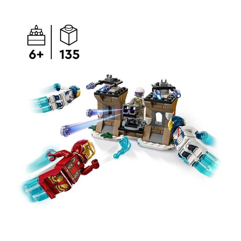 LEGO Marvel 76288 Iron Man et l'Iron Legion contre le soldat de l'Hydra, Set Avengers