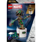 LEGO Marvel 76297 La danse de Bébé Groot, Jouet animé a construire pour enfants