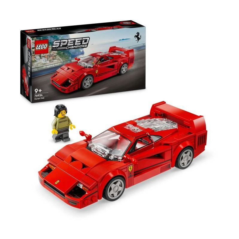 LEGO Speed Champions 76934 Supercar Ferrari F40 - Véhicule Jouet pour Garçons et Filles