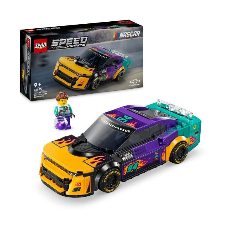 LEGO Speed Champions 76935 NASCAR Next Gen Chevrolet Camaro ZL1 - Set Voiture de Course