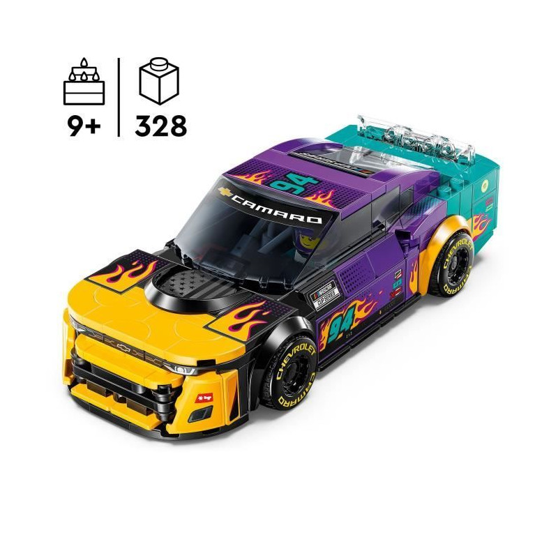 LEGO Speed Champions 76935 NASCAR Next Gen Chevrolet Camaro ZL1 - Set Voiture de Course