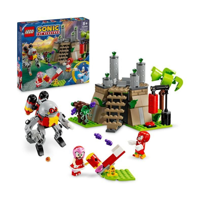 LEGO Sonic the Hedgehog 76998 Knuckles et le sanctuaire du Master Emerald Set pour gamers