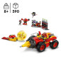 LEGO Sonic the Hedgehog 76999 Super Sonic contre Egg Drillster, Avec Shadow et Dr. Eggman