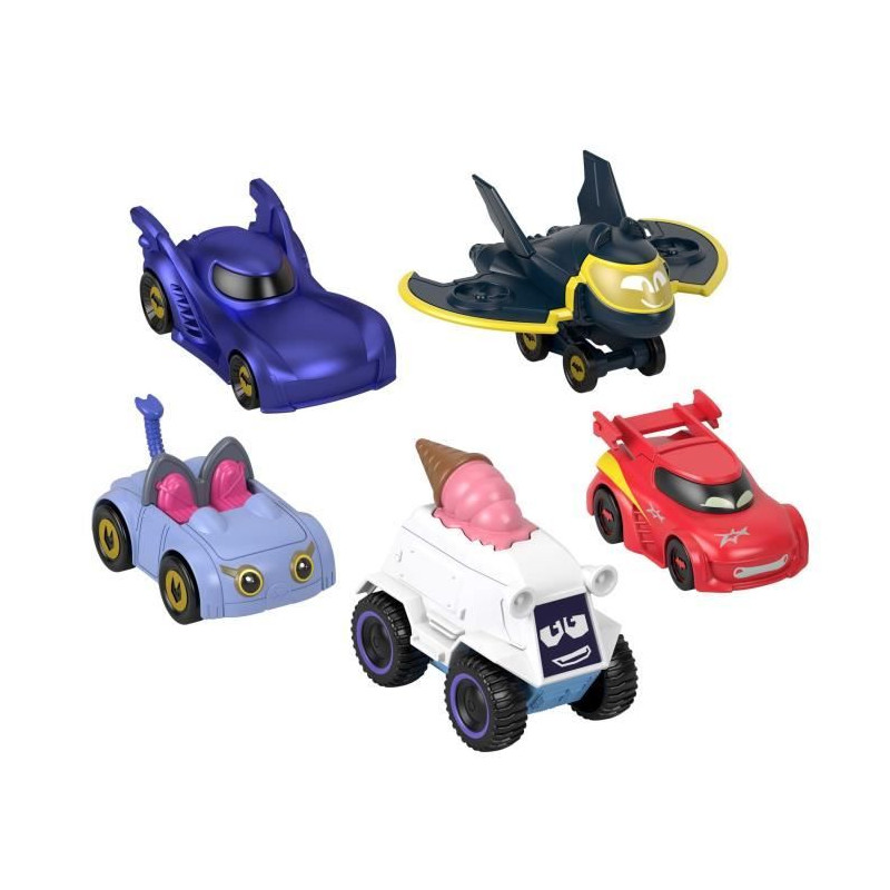 Fisher-Price-Assortiment de Véhicules Batwheels-5 véhicules (1/55) HML20