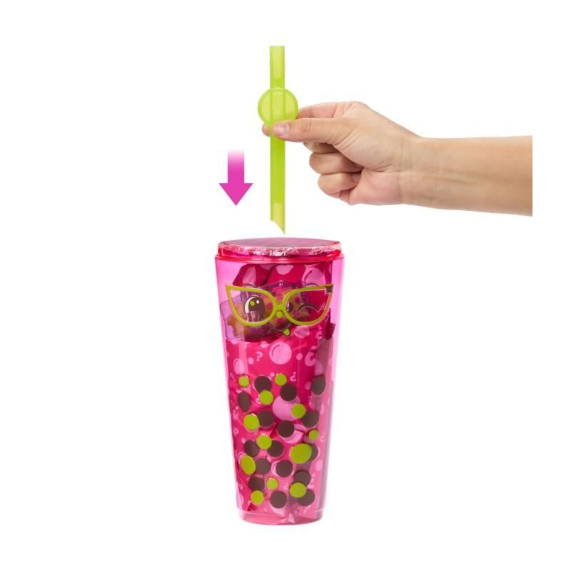 Barbie-Pop Reveal-Poupée parfumée série Bubble Tea avec accessoires HTJ20