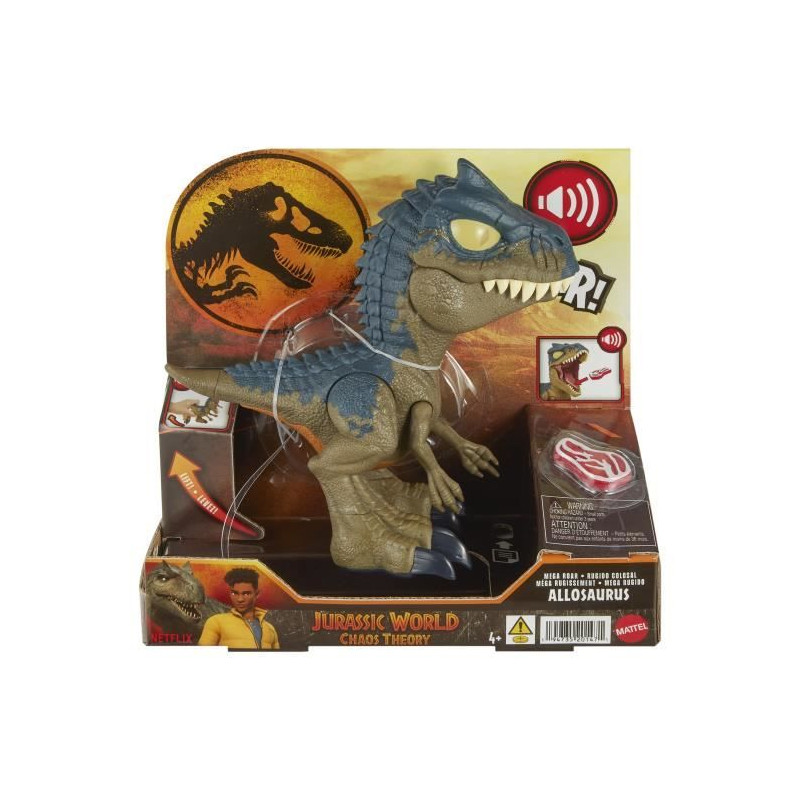 Jurassic World : Chomp Chomp-Allosaurus Méga Rugissement-figurine de dinosaure HVB45