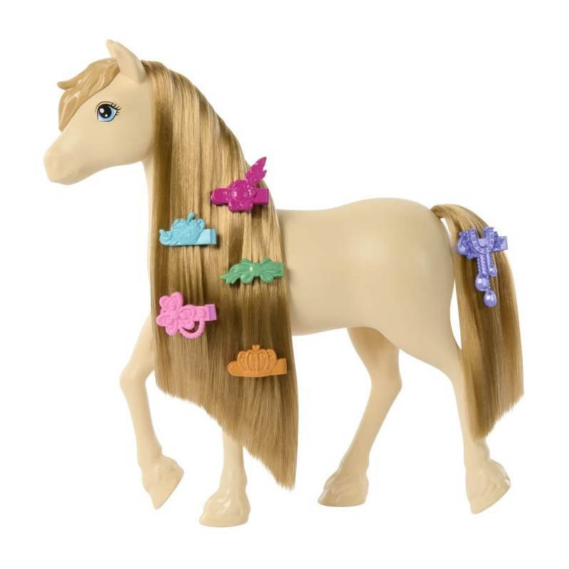 Barbie – Barbie Mysteries : The Great Horse Chase-Poney et accessoires HXJ36