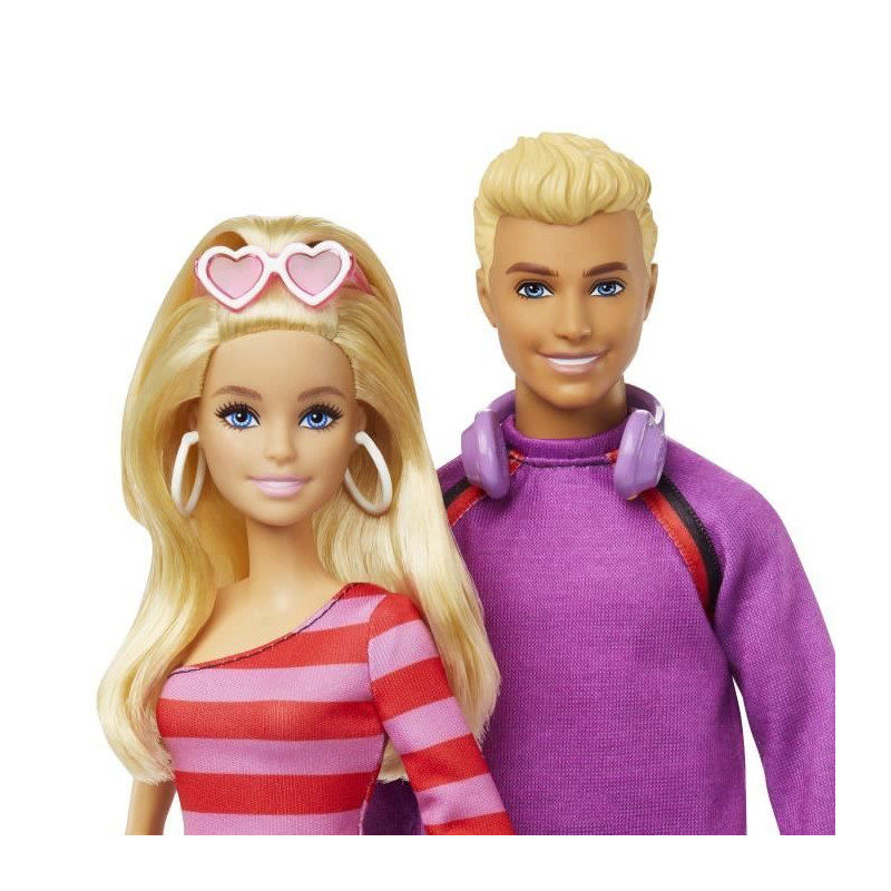 Barbie-Fashionistas-Coffret poupées et accessoires patins a roulettes HXK90