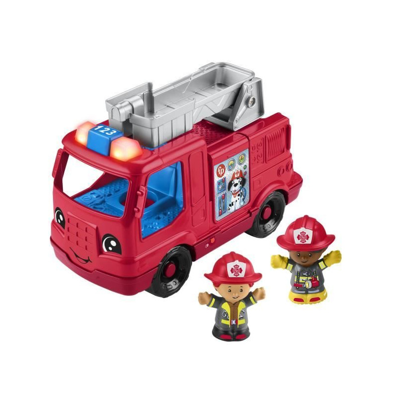 Fisher-Price-Little People-Camion de pompiers version multilingue HYR88