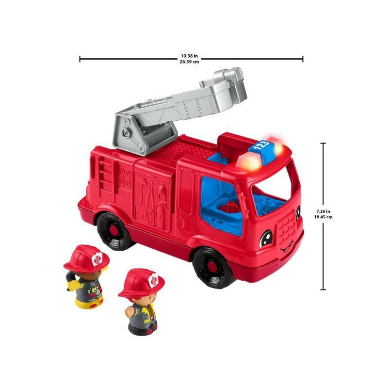 Fisher-Price-Little People-Camion de pompiers version multilingue HYR88