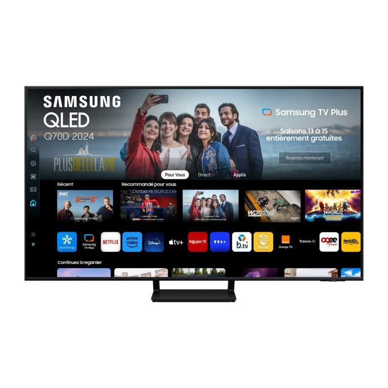 Samsung 55Q70D - TV QLED 55 (140 cm) - 4K UHD 3840x2160 - 120 Hz - HDR - Smart TV - Gaming HUB - 4xHDMI - WiFi