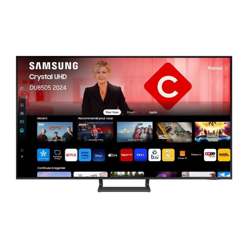 SAMSUNG 65DU8505 TV LED - 65 (165 cm) - 4K UHD 3840x2160 - HDR - Smart TV - Gaming HUB - 3xHDMI - WiFi