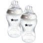 Biberons - TOMMEE TIPPEE - NATURAL START- 340 ml - Anti-colique - Tétine imitant la forme du sein - Lot de 2