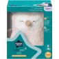 Mini Peluche - TOMMEE TIPPEE - Ollie La Chouette - Aide au sommeil nomade - 6 sons - Rechargeable par USB - Lavable en machine