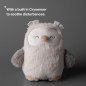 Mini Peluche - TOMMEE TIPPEE - Ollie La Chouette - Aide au sommeil nomade - 6 sons - Rechargeable par USB - Lavable en machine