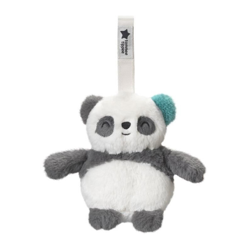 Mini Peluche - TOMMEE TIPPEE - Pippo Le Panda - Aide au sommeil nomade - 6 sons - Rechargeable par USB - Lavable en machine