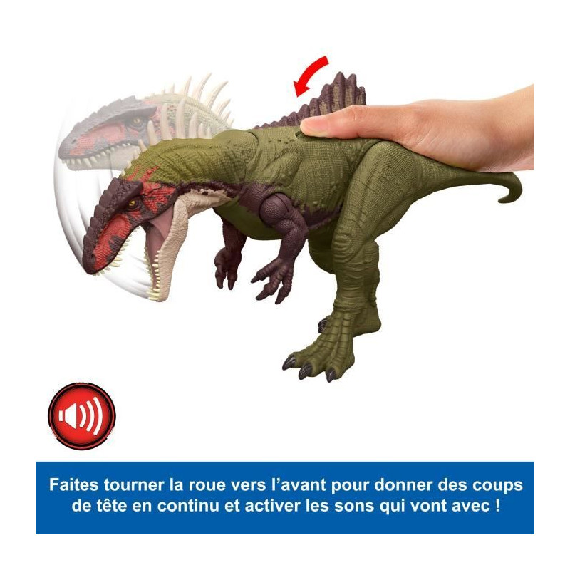 Jurassic World-Affrontement Féroce-Figurine articulée Becklespinax HXF52