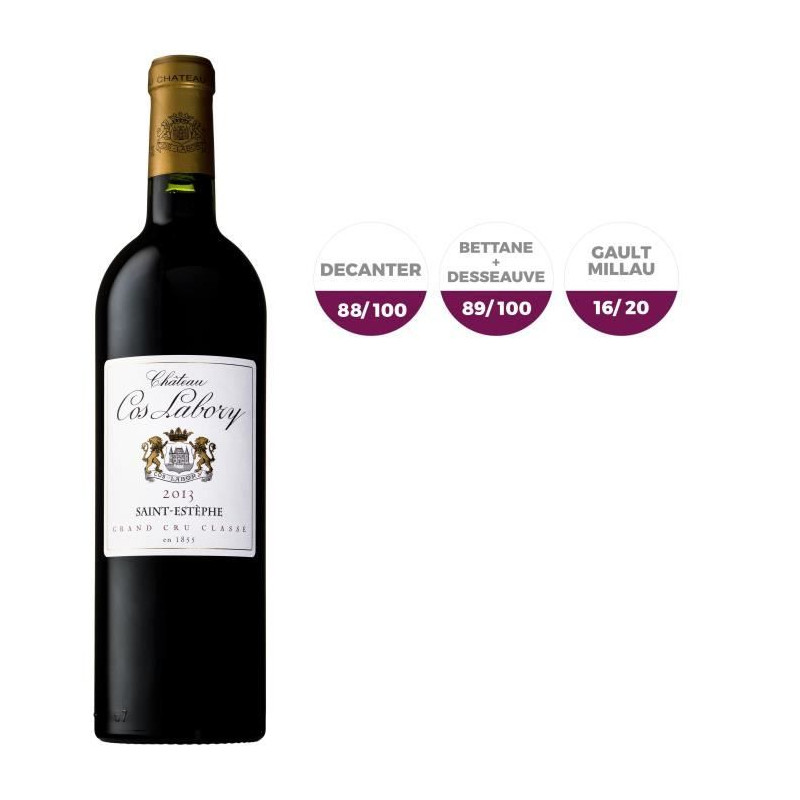 Château Cos Labory 2013 Saint-Estephe - Vin rouge de Bordeaux