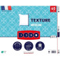 DODO - Oreiller TEXTURE - 60 x 60 cm - 100% Polyester VOLUPT'AIR - Blanc