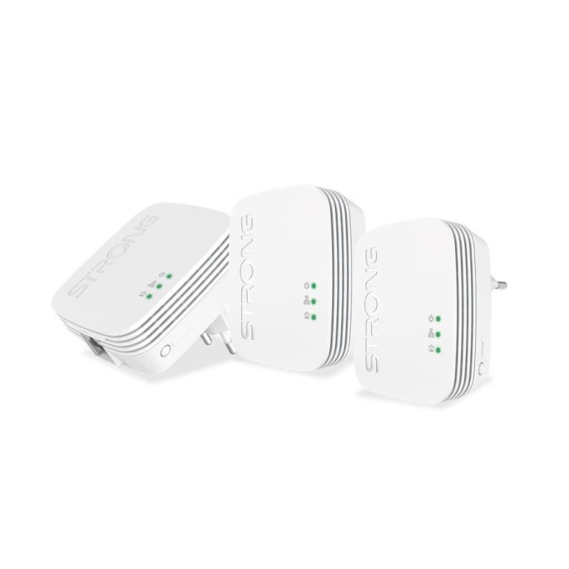 Kit CPL - STRONG - Powerline Wi-Fi 600 Duo - Module Wi-Fi, Point d'Acces 300 MB